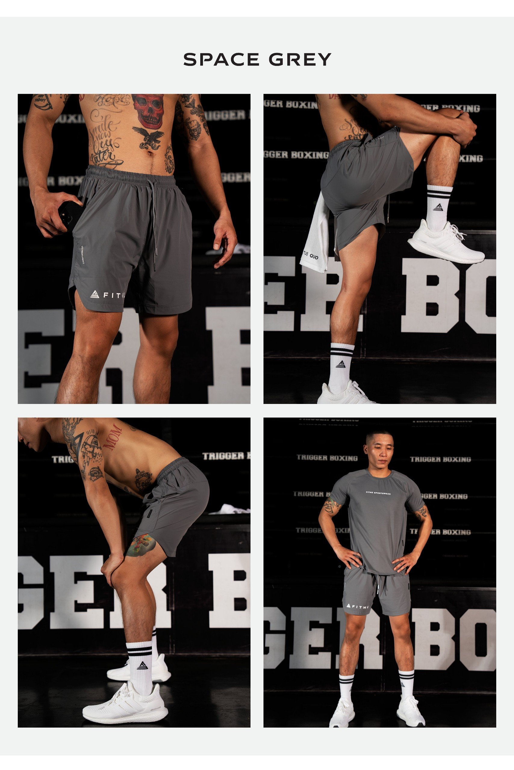Mô tả Quần đùi thể thao nam 1 lớp Fitme tập gym chạy bộ co giãn thoải mái QN1L03 - 7