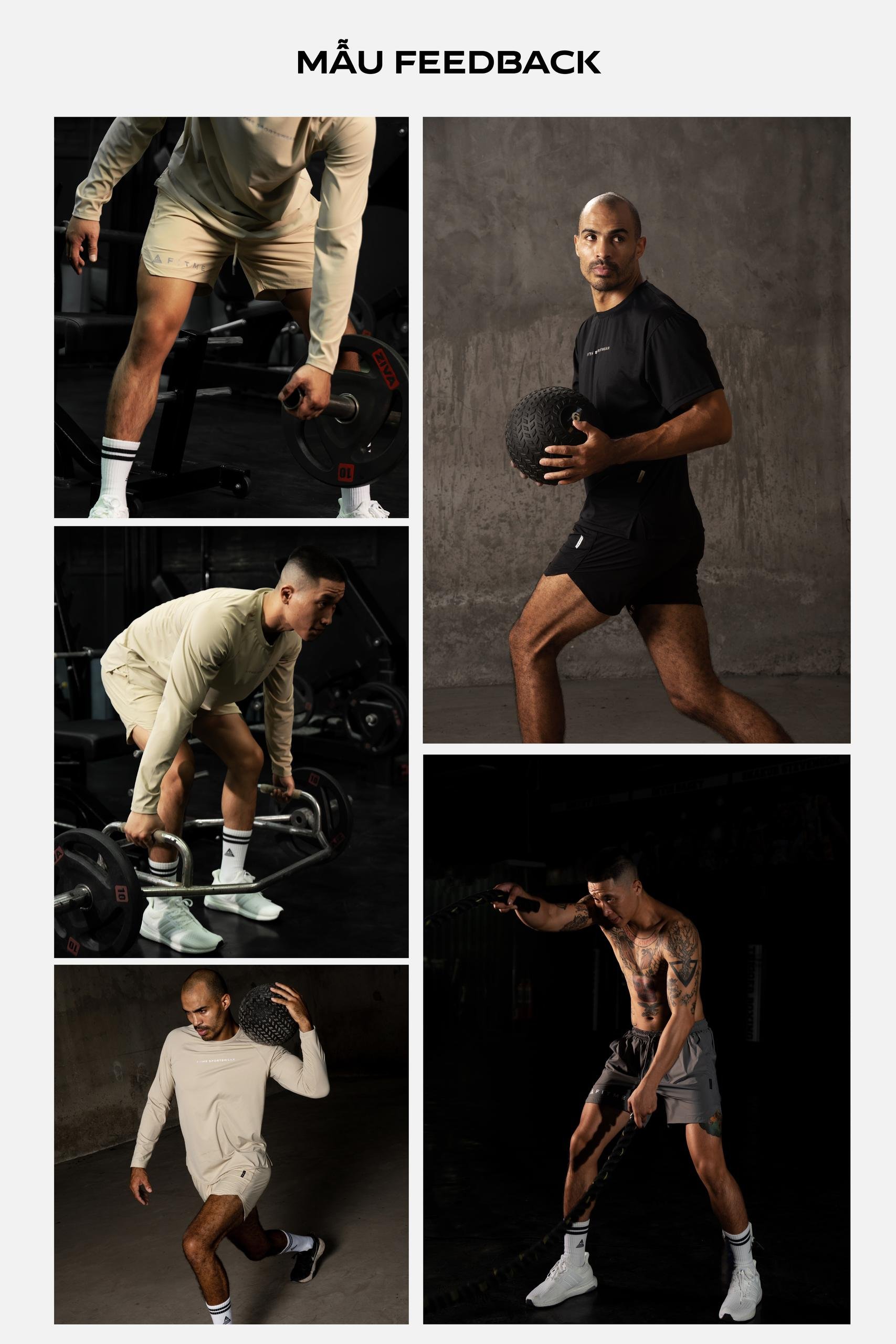 Mô tả Quần đùi thể thao nam 1 lớp Fitme tập gym chạy bộ co giãn thoải mái QN1L03 - 9