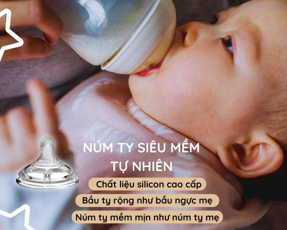 Mô tả Núm Ty Silicon Siêu Mềm Tự Nhiên Cho Bé Tommee Tippee Natural Start Vari Flow Từ Sơ Sinh (Vỉ đôi, tách lẻ) - 2