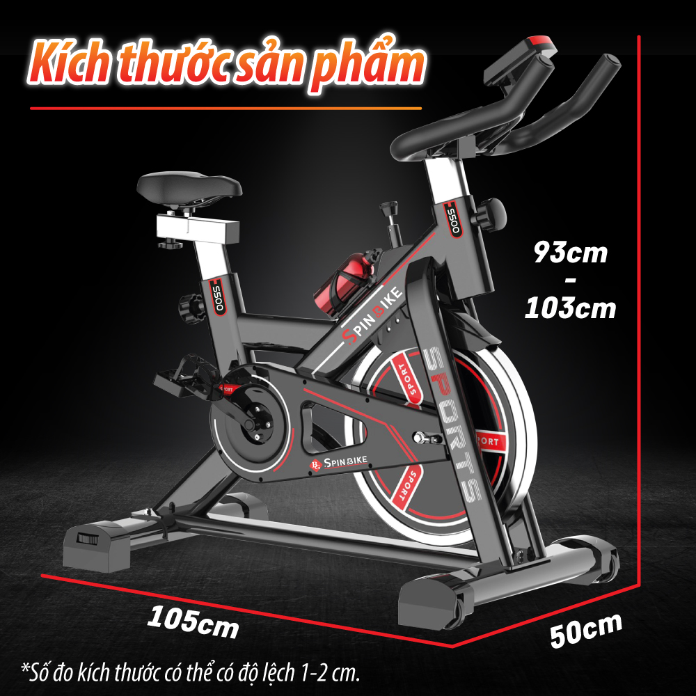 Mô tả BG-Xe đạp tập thể dục tại nhà- Xe đạp thể thao trong nhà Khung thép chắc chắn màn hình điện tử - 3