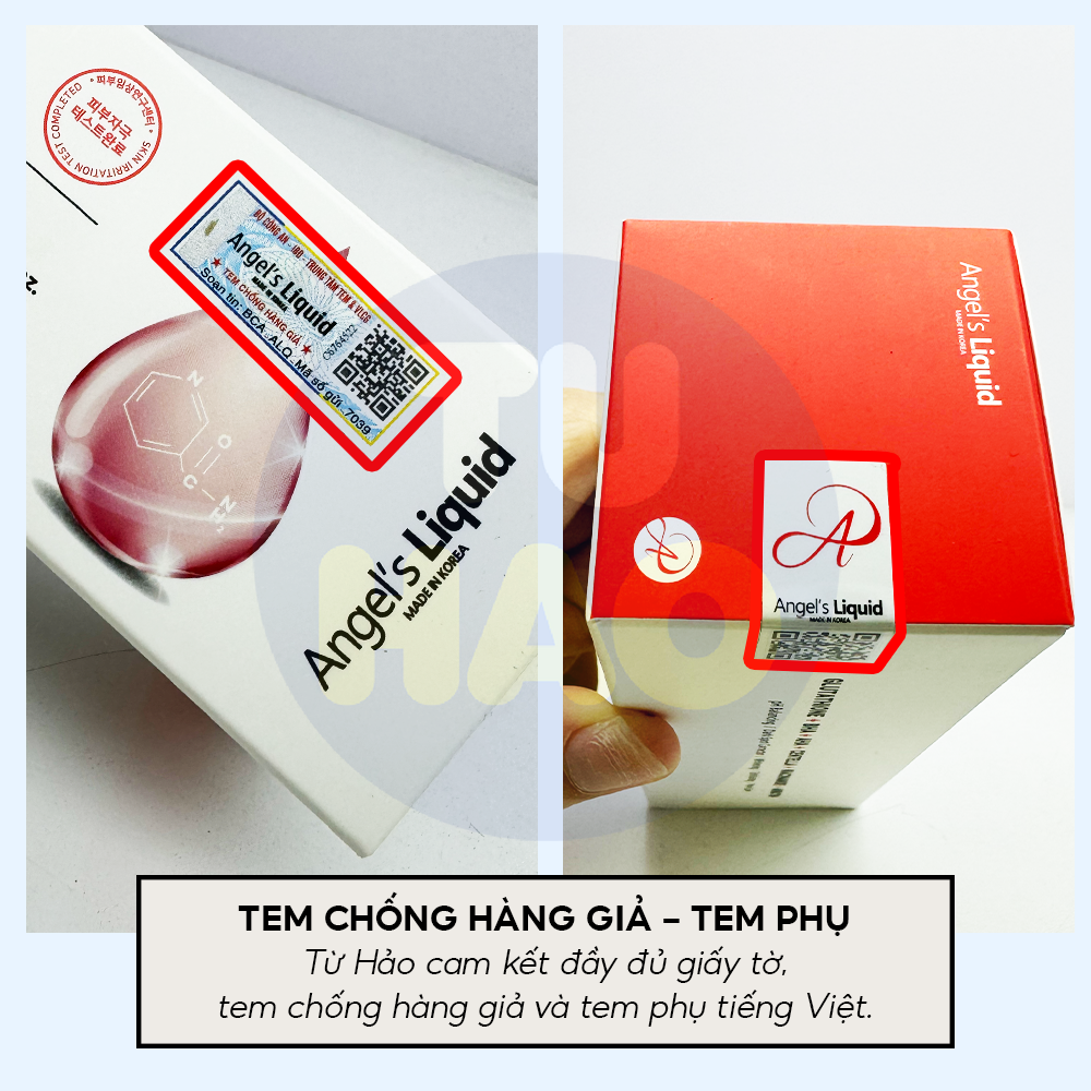 Mô tả Serum dưỡng trắng Angel's Liquid 7Day Whitening Program Glutathione 700 V-Ample cấp ẩm30ml - 3