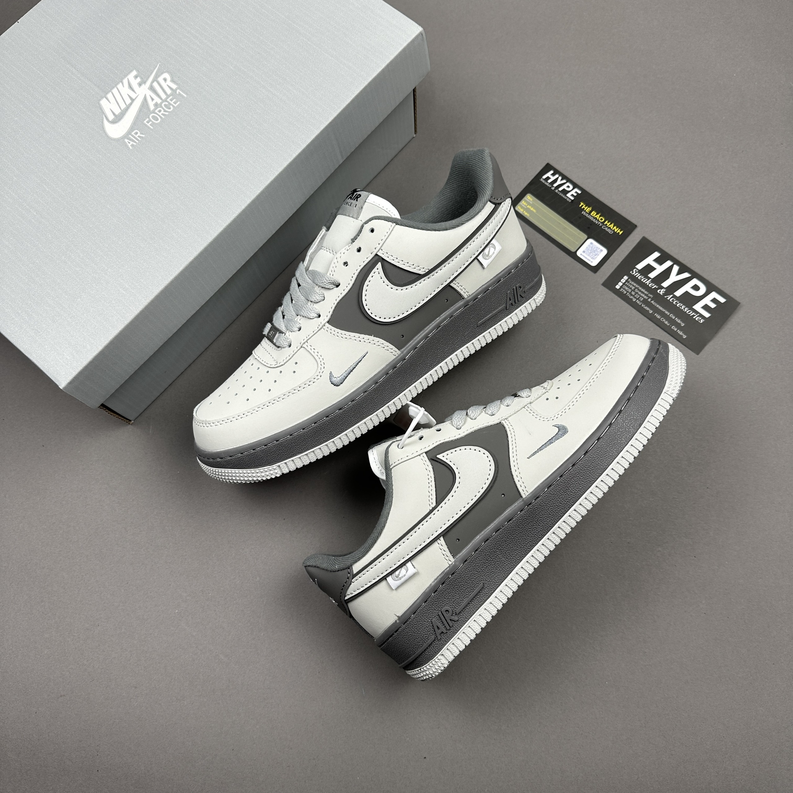 Giay Air Force 1 Low 07 Crock Grey Titanium af1 xam tr ng HYPE SNEAKER High quality version