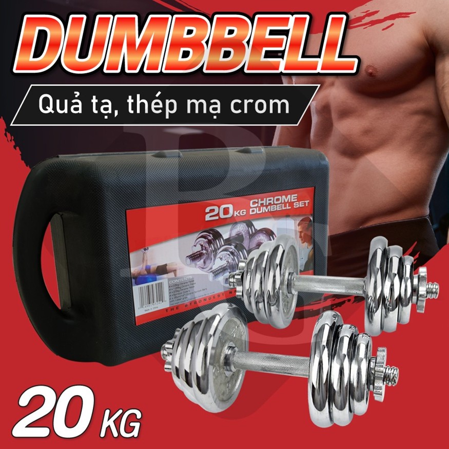 Bộ tạ gang cao cấp chi tiết BG