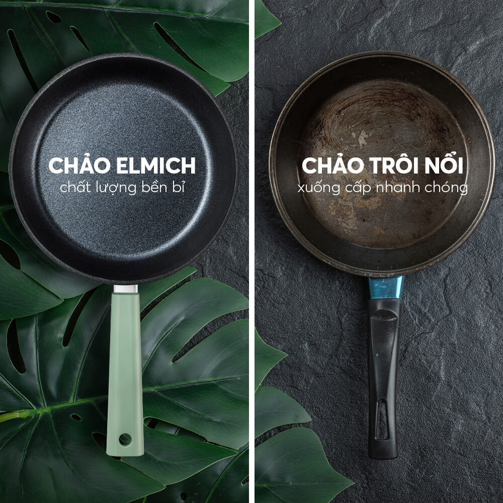 Mô tả Chảo chống dính siêu bền Elmich Hera II EL-5940/41SK size 20,24,26cm - 4