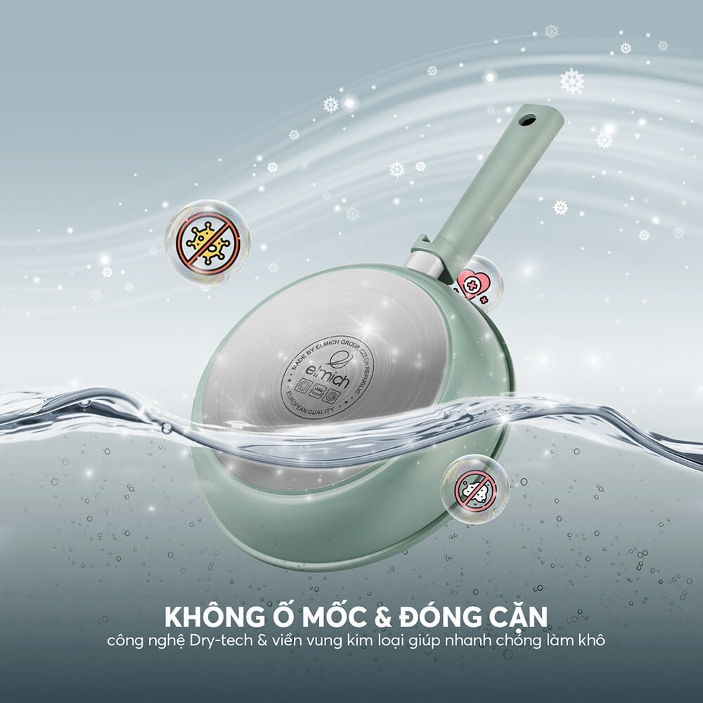 Mô tả Chảo chống dính siêu bền Elmich Hera II EL-5940/41SK size 20,24,26cm - 9