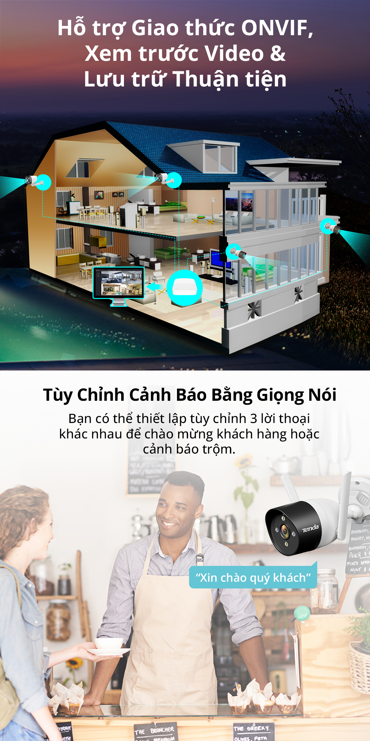 Camera Tenda CT3/CT6 Bảo hành