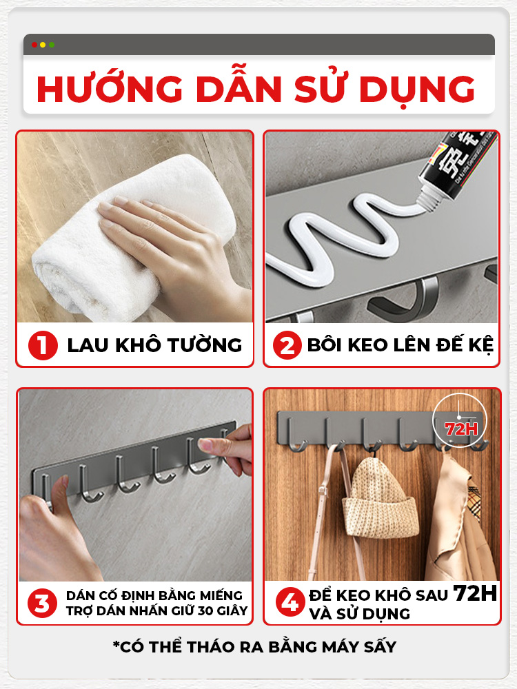 Móc Enomax màu đen