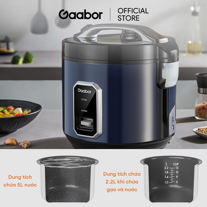 Nồi cơm điện Gaabor RC50M-BE01A