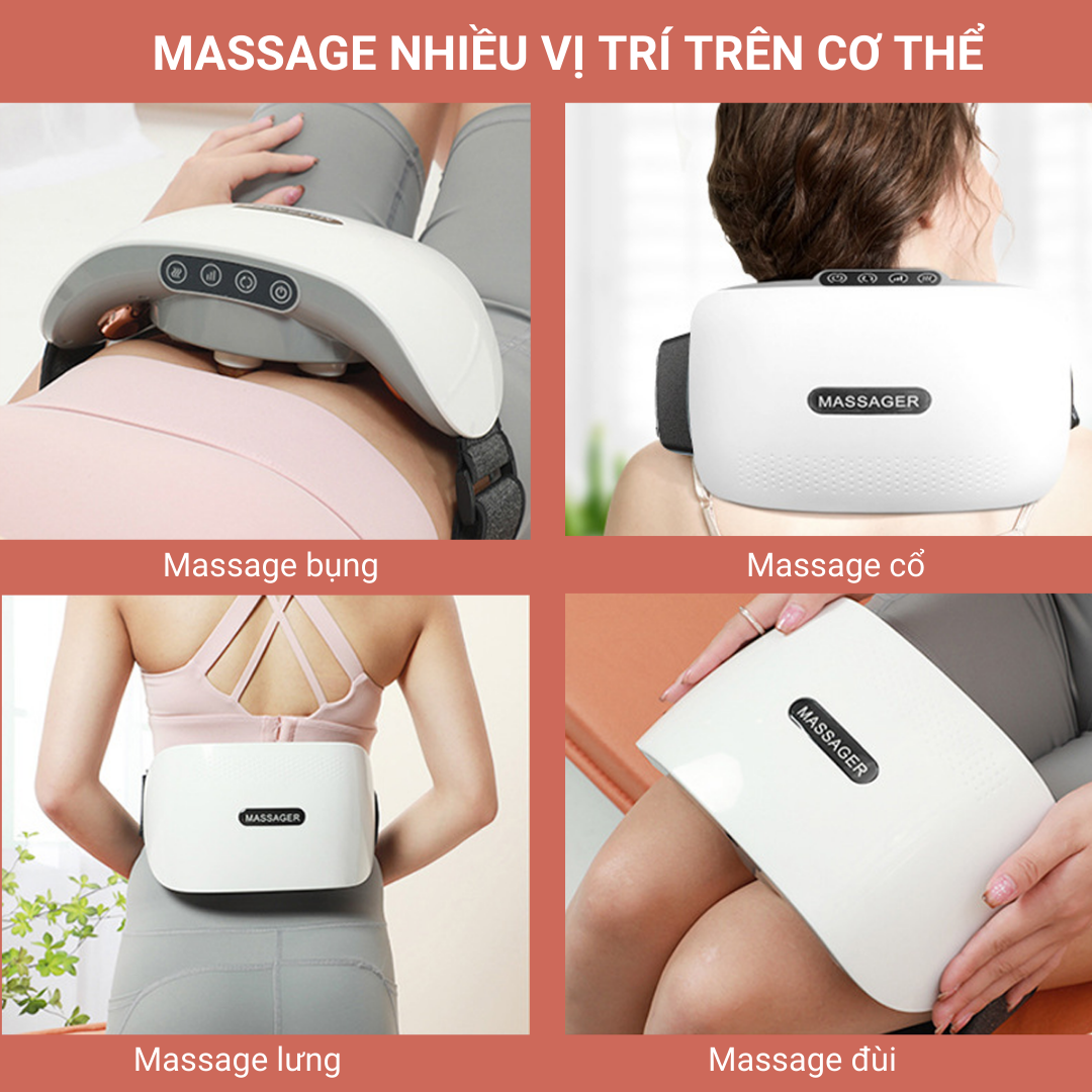 Máy Massage Bụng TQ-109, Máy Giảm Mỡ Bụng, Đai Massage Giảm Mỡ Bụng Tích Hợp Xoay Đá Nóng Kết hợp Làm Nóng Hồng Ngoại | Shopee Việt Nam