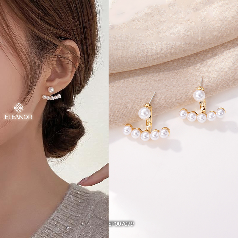 Mô tả Bông tai nữ chuôi bạc 925 Eleanor Accessories đa dạng kiểu dáng phụ kiện trang sức khuyên tai 3660 - 1