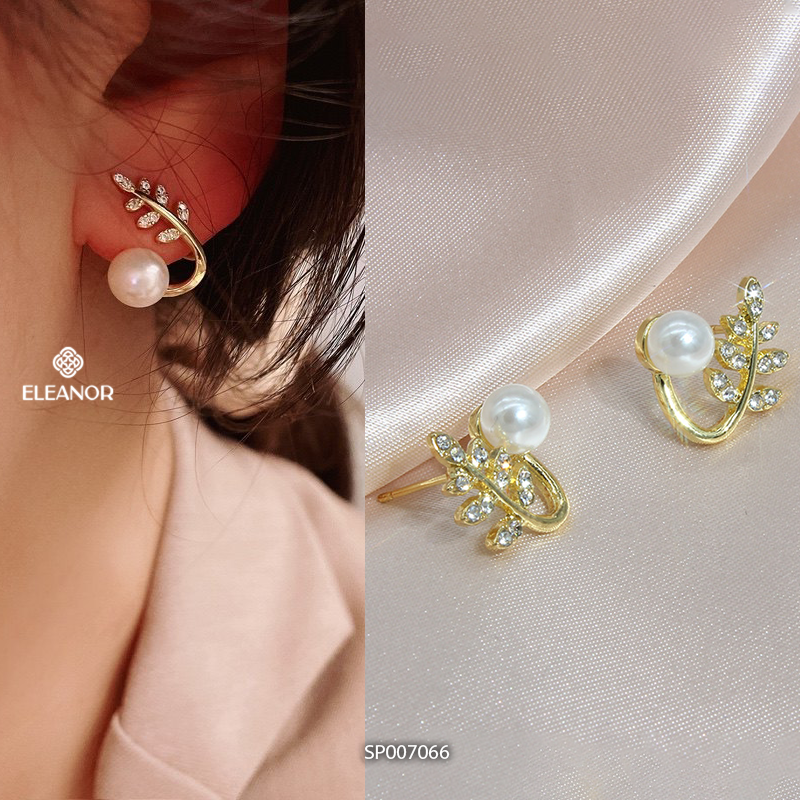 Mô tả Bông tai nữ chuôi bạc 925 Eleanor Accessories đa dạng kiểu dáng phụ kiện trang sức khuyên tai 3660 - 3