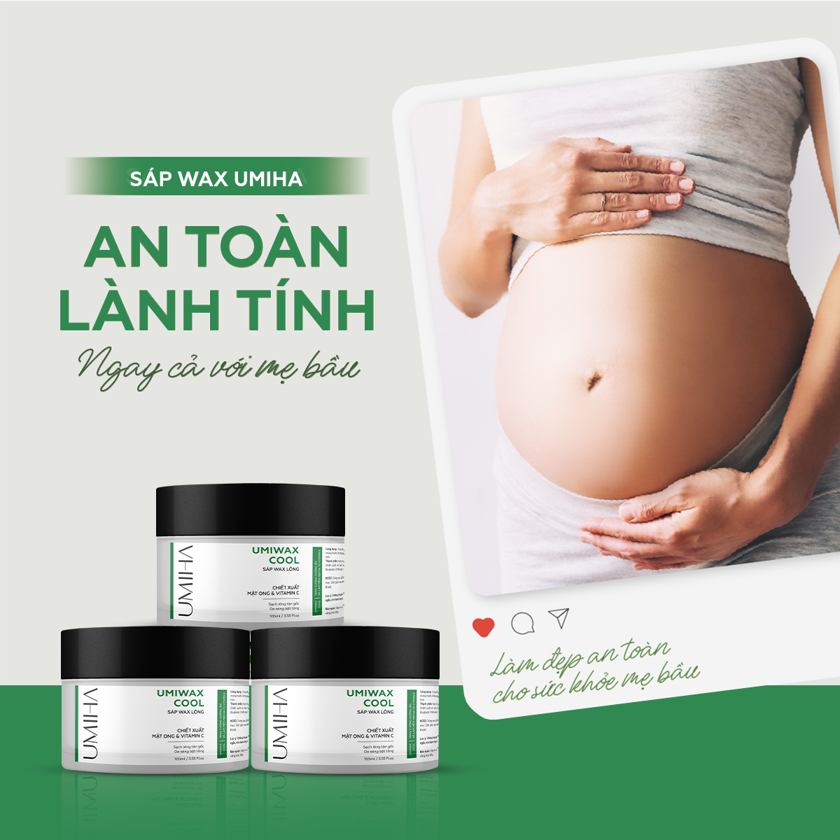 Mô tả Wax lông UMIHA cool (95gr) - Bám dính x2 với Sáp wax lông chân tay, sạch tận gốc sau 1 lần wax lông - 4
