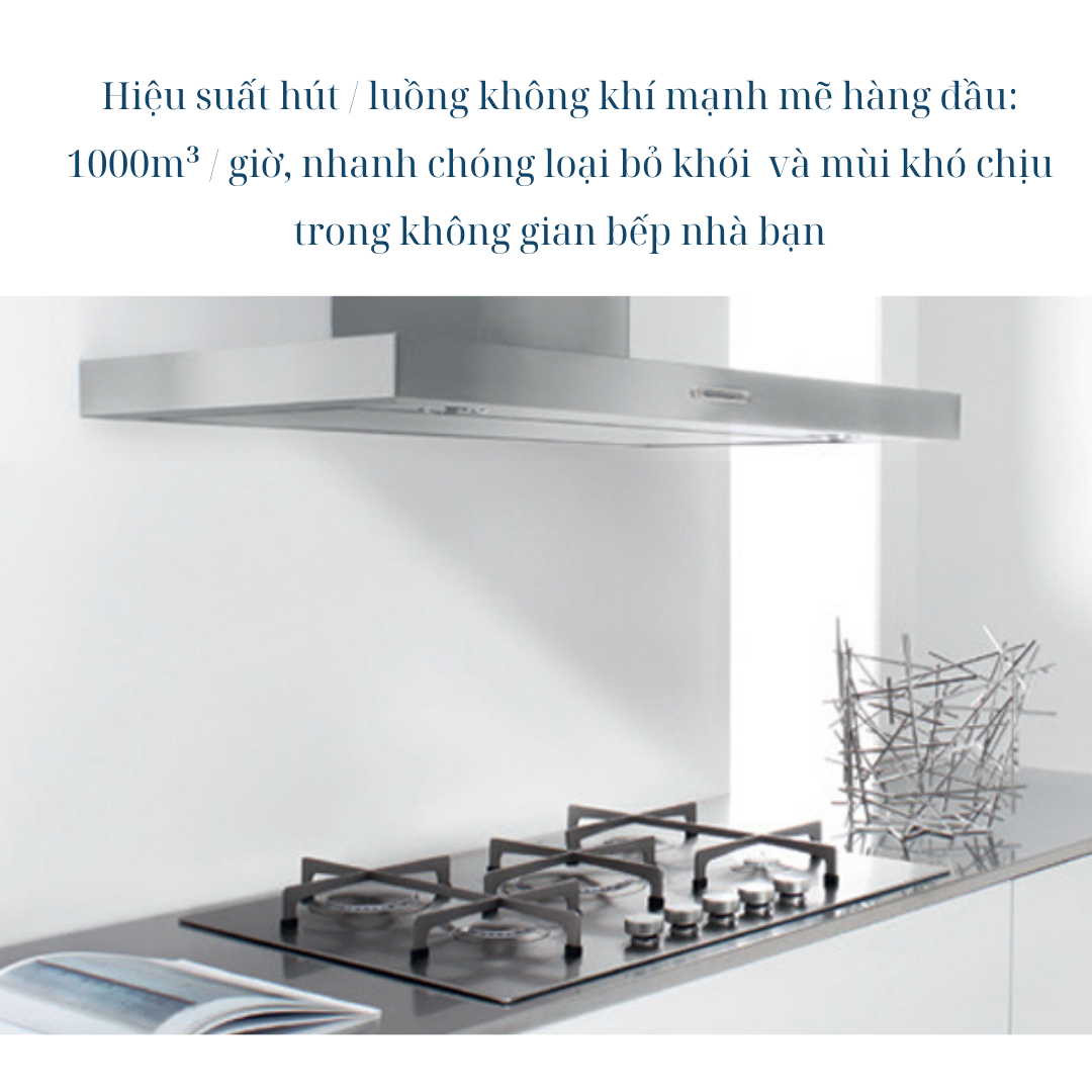 Mô tả Máy hút mùi whirlpool gắn tường Inox 90cm AKR4985/IX - Bảo Hành 2 Năm - 3