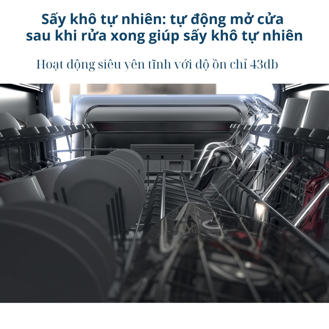 Mô tả Máy rửa chén whirlpool âm toàn phần 14 bộ WIO 3T133 P - Hàng sản xuất Châu ÂU - Bảo Hành 2 Năm - 2