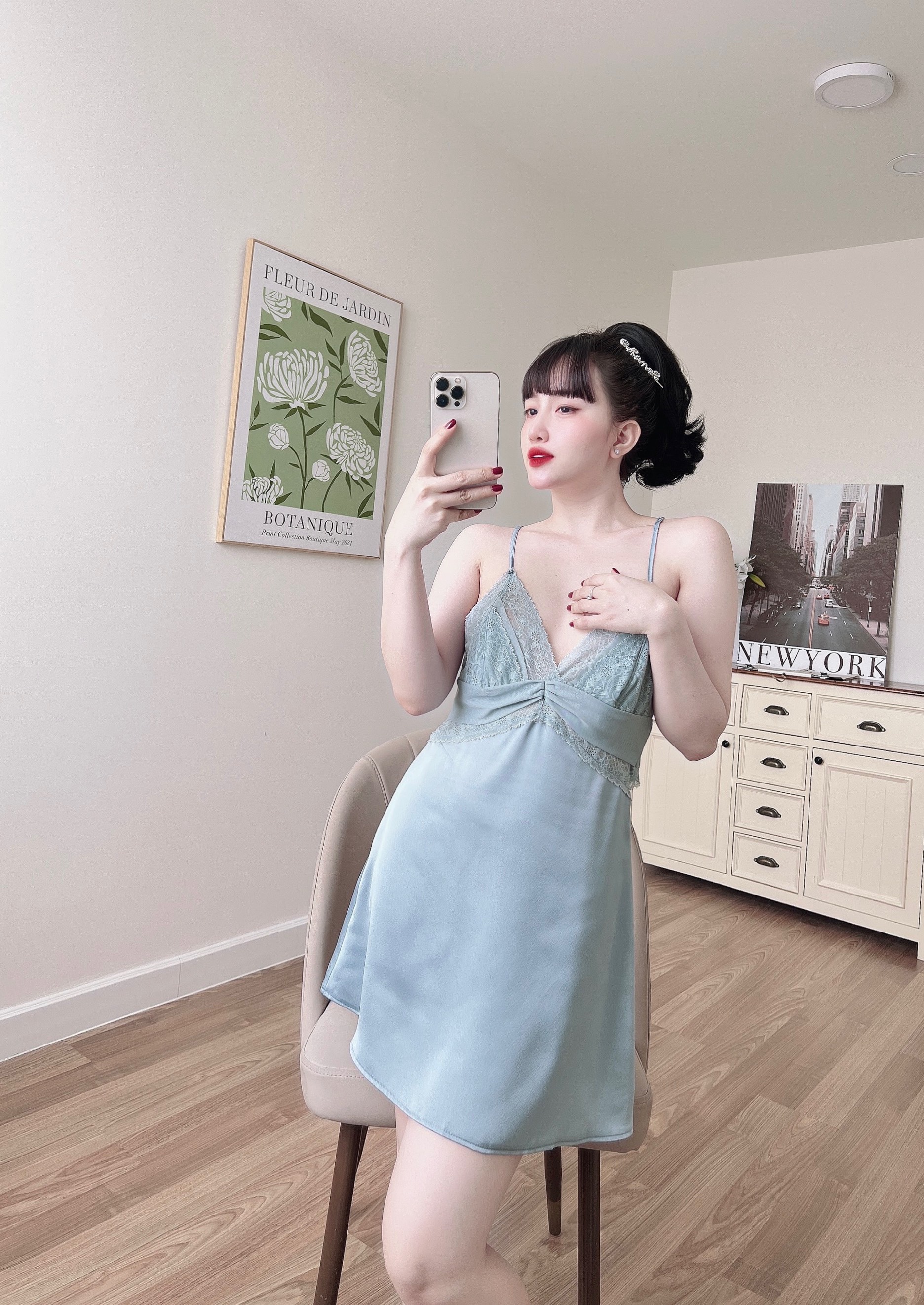 Chi tiết váy ngủ SOJUN 2