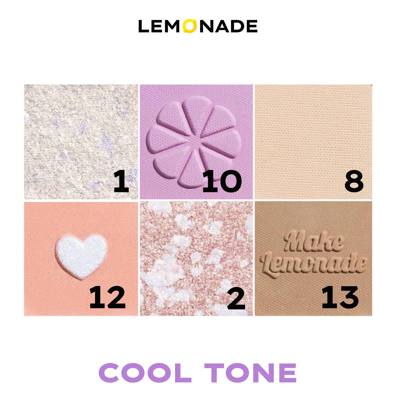 Mô tả Bảng phấn mắt Lemonade Aesthetic eyeshadow palette - Version 2 20.8g - 9