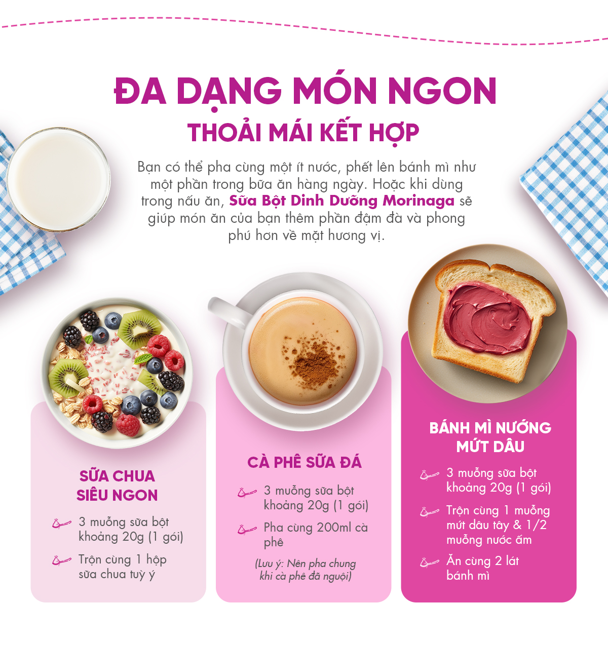 Mô tả 3 Gói Sữa bột dinh dưỡng Morinaga que 20g dùng thử - 6