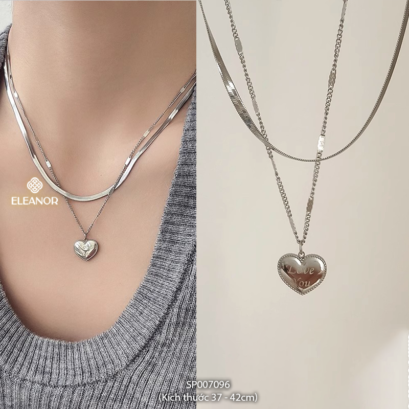 Mô tả Dây chuyền nữ Eleanor Accessories đa dạng kiểu dáng phụ kiện trang sức vòng cổ thời trang 3893 - 1