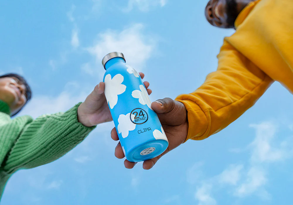 Mô tả Bình giữ nhiệt chân không 24Bottles Clima họa tiết Daydreaming chất liệu thép không gỉ - 3