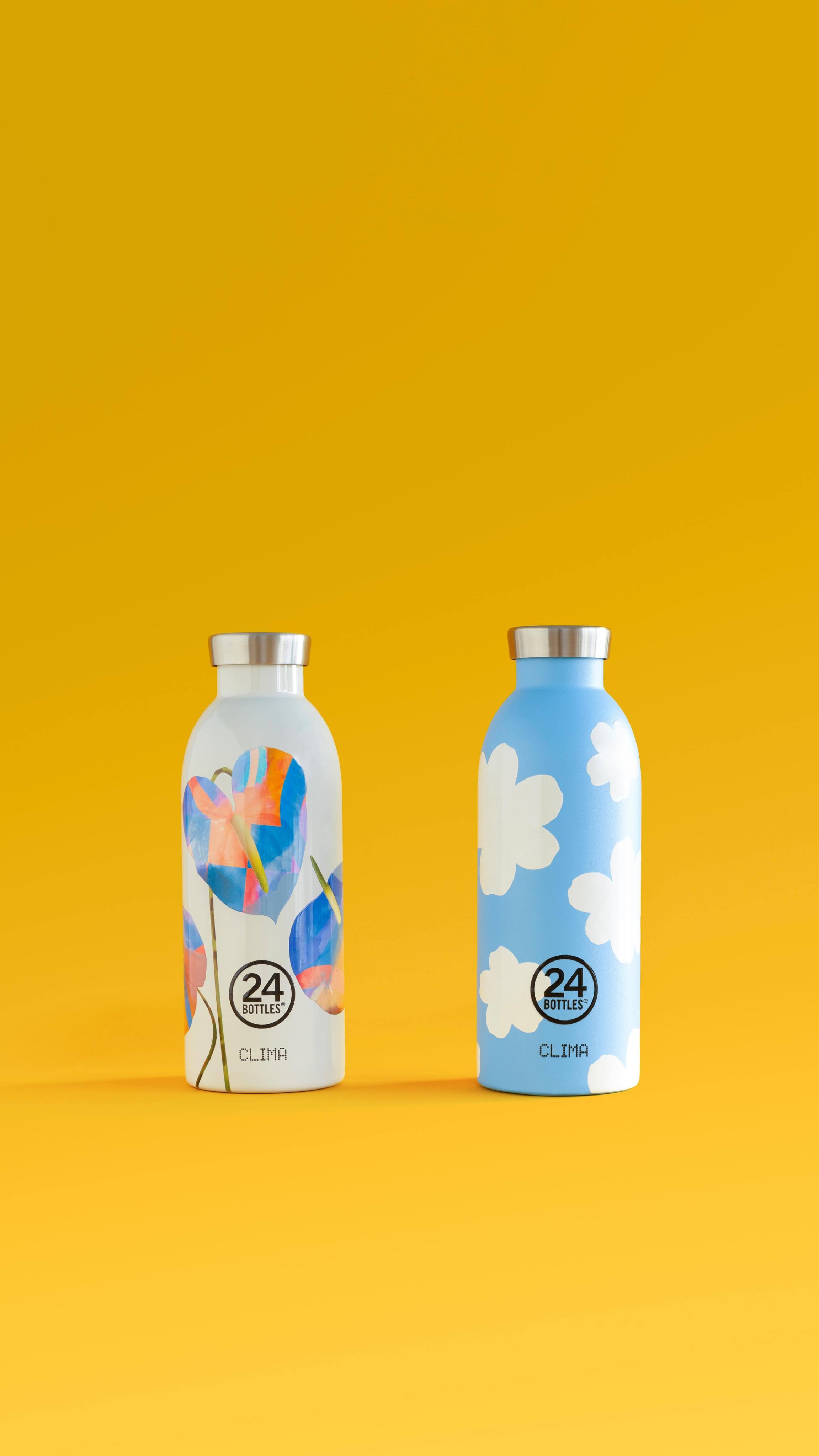 Mô tả Bình giữ nhiệt chân không 24Bottles Clima họa tiết Daydreaming chất liệu thép không gỉ - 2