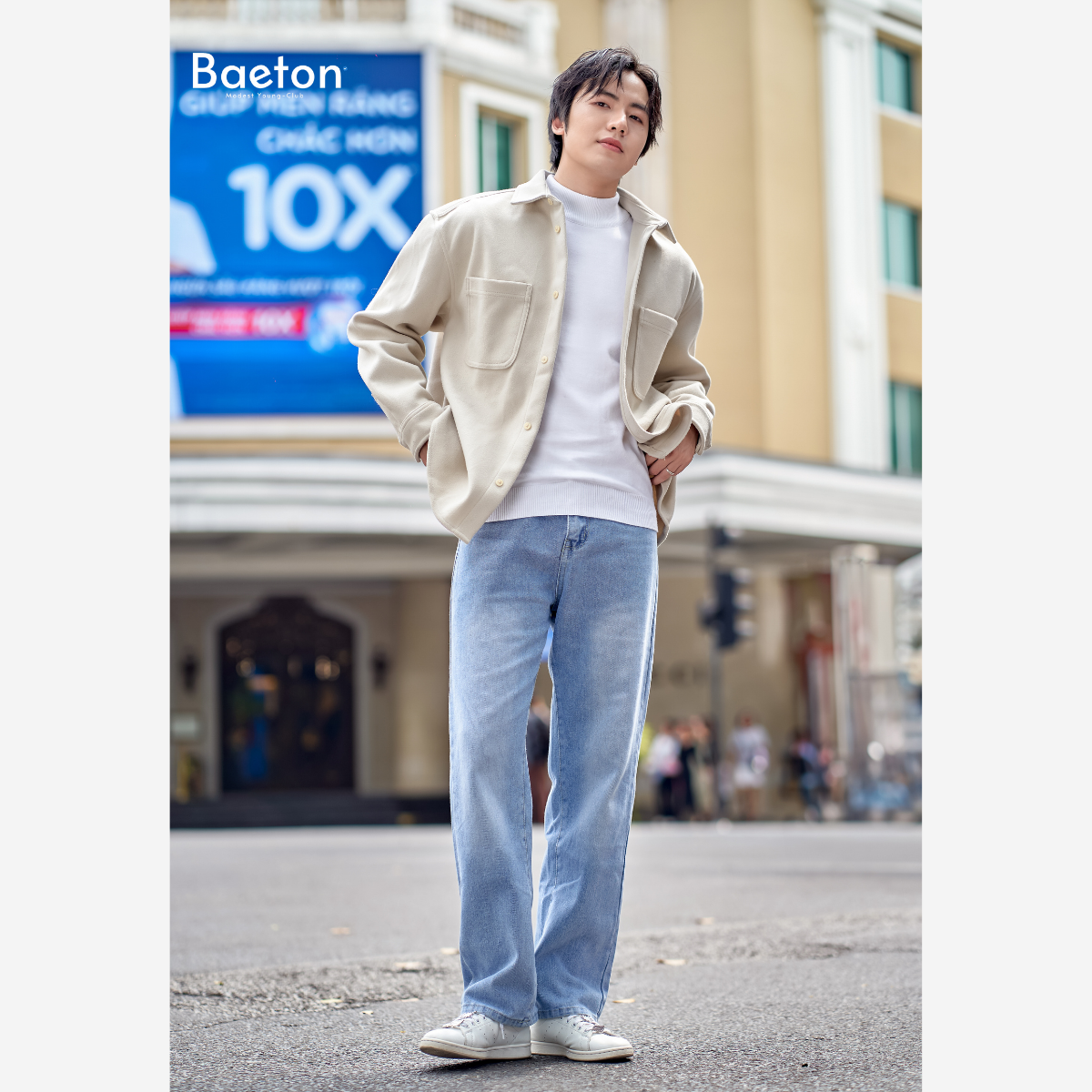 Áo sơ mi jacket unisex basic chất liệu Dạ Hàn sành điệu dày dặn, mềm ...