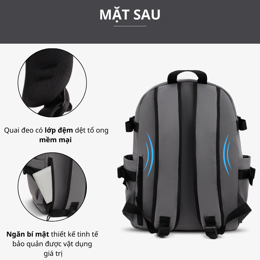 Mô tả Cặp đi học LAZA Rosy Backpack 496 - chất liệu chống thấm nước - chính hãng LAZA phân phối - 4