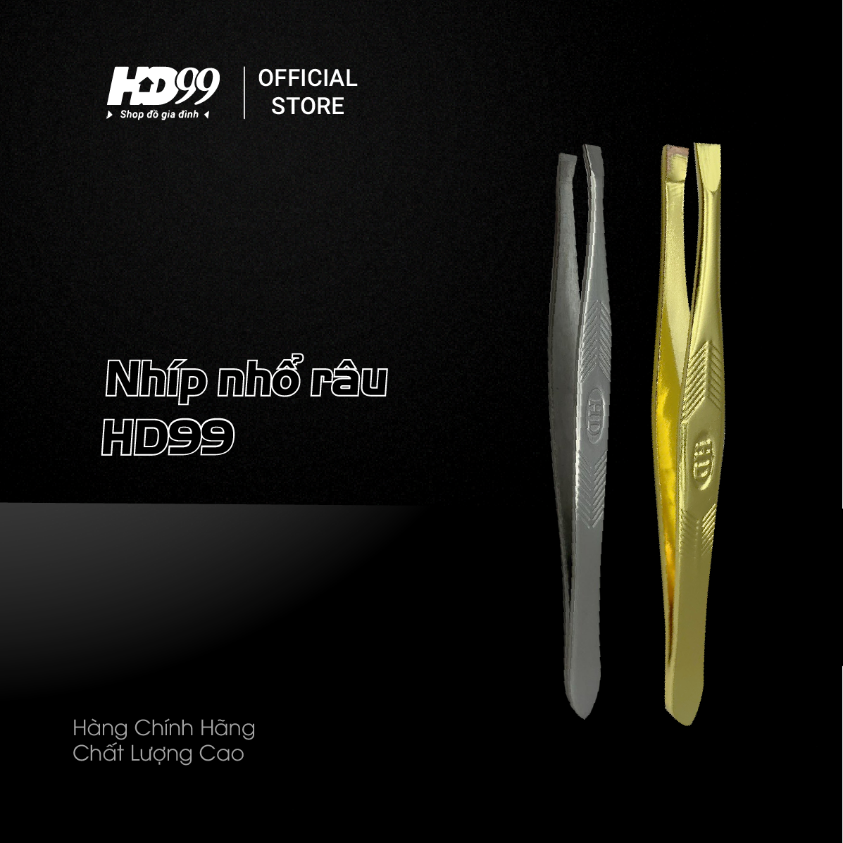 Nhíp Nhổ Râu Inox HD99, Nhíp nhổ Lông, Râu chính hãng | Shopee Việt Nam