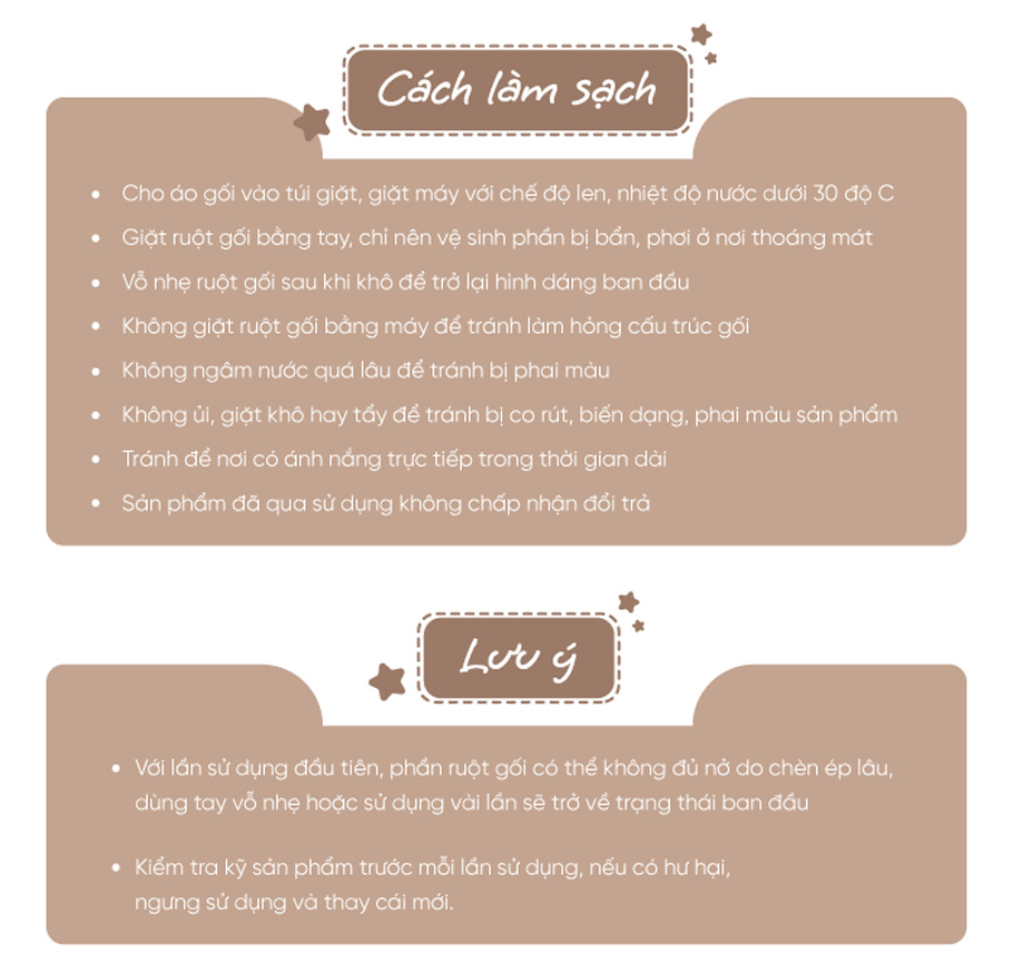 Mô tả Elava Combo gối chống trào ngược cho bé sơ sinh, 100% bông Huvis kháng khuẩn - 6
