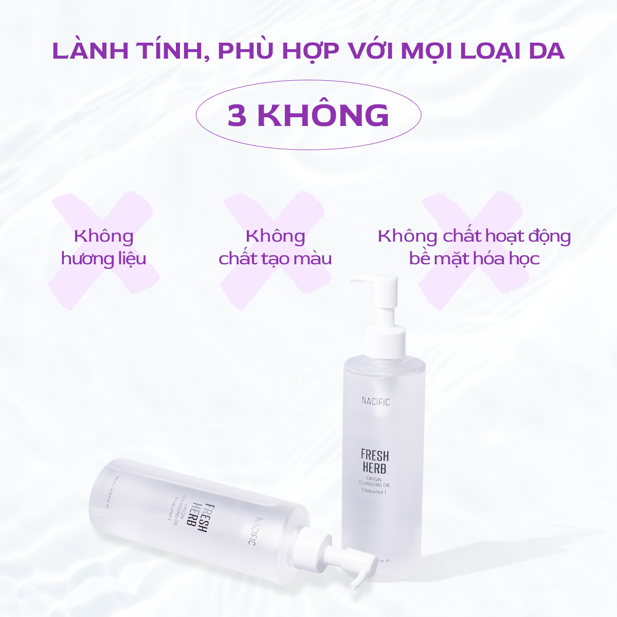 Mô tả Dầu tẩy trang sạch sâu Nacific Fresh Herb Origin Cleansing Oil Bakuchiol 300ml - 5