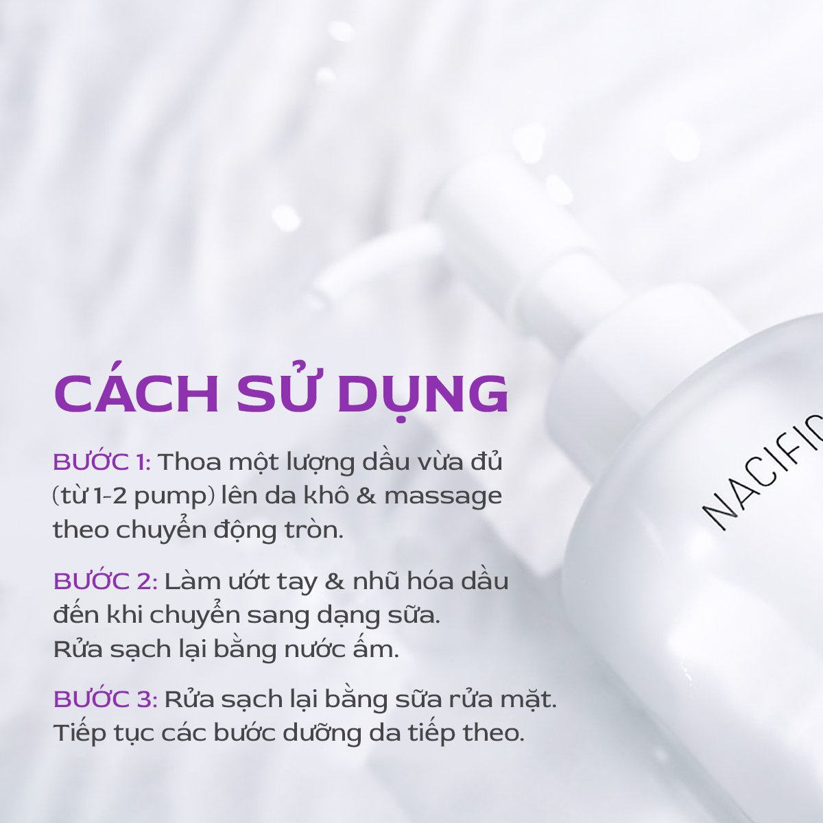 Mô tả Dầu tẩy trang sạch sâu Nacific Fresh Herb Origin Cleansing Oil Bakuchiol 300ml - 6