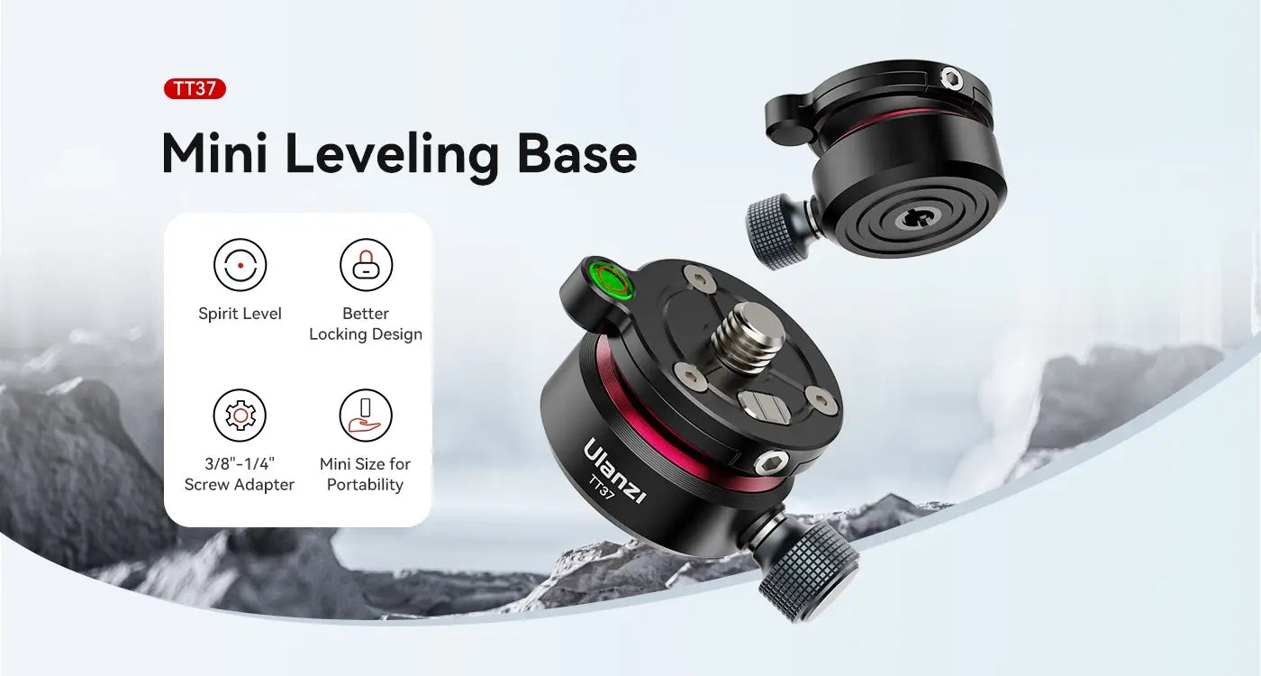 Ulanzi TT37 bộ ngàm Mini Leveling Base cho tripod hoặc Ballhead dễ dàng tilt được chính hãng | Shopee Việt Nam