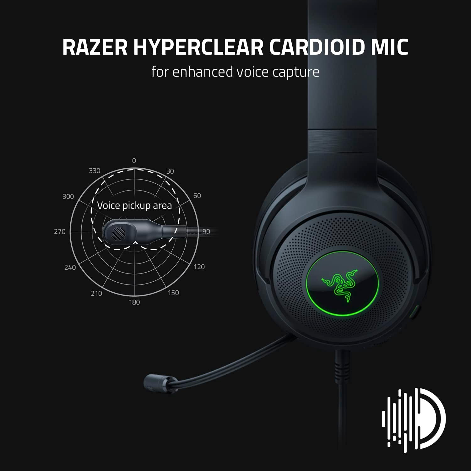 Tai Nghe Gaming Razer Kraken V3 X (2022) | RAZER™ TRIFORCE 40MM | Âm ...