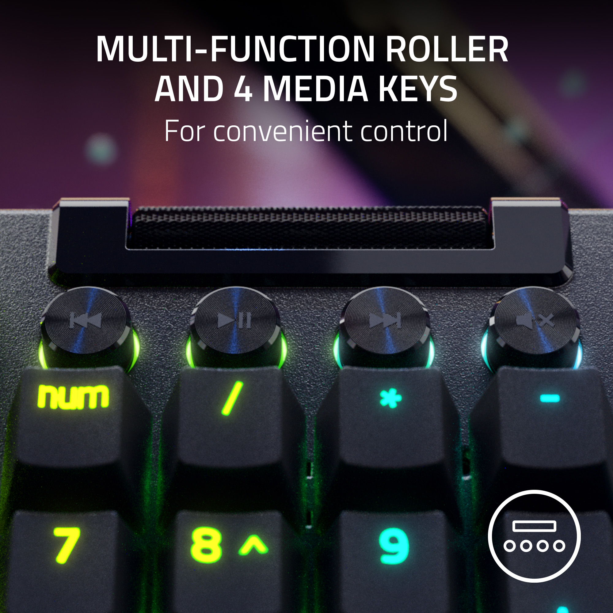 Bàn Phím Gaming Razer BlackWidow V4 Pro Fullsize | Cáp Type-C Tháo Rời ...