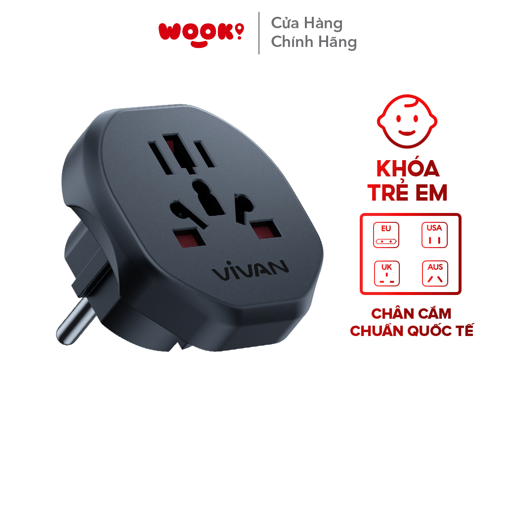 Mô tả Bộ Chuyển Đổi Cổng Sạc Quốc Tế Công Suất 12W - Hàng chính hãng - 5