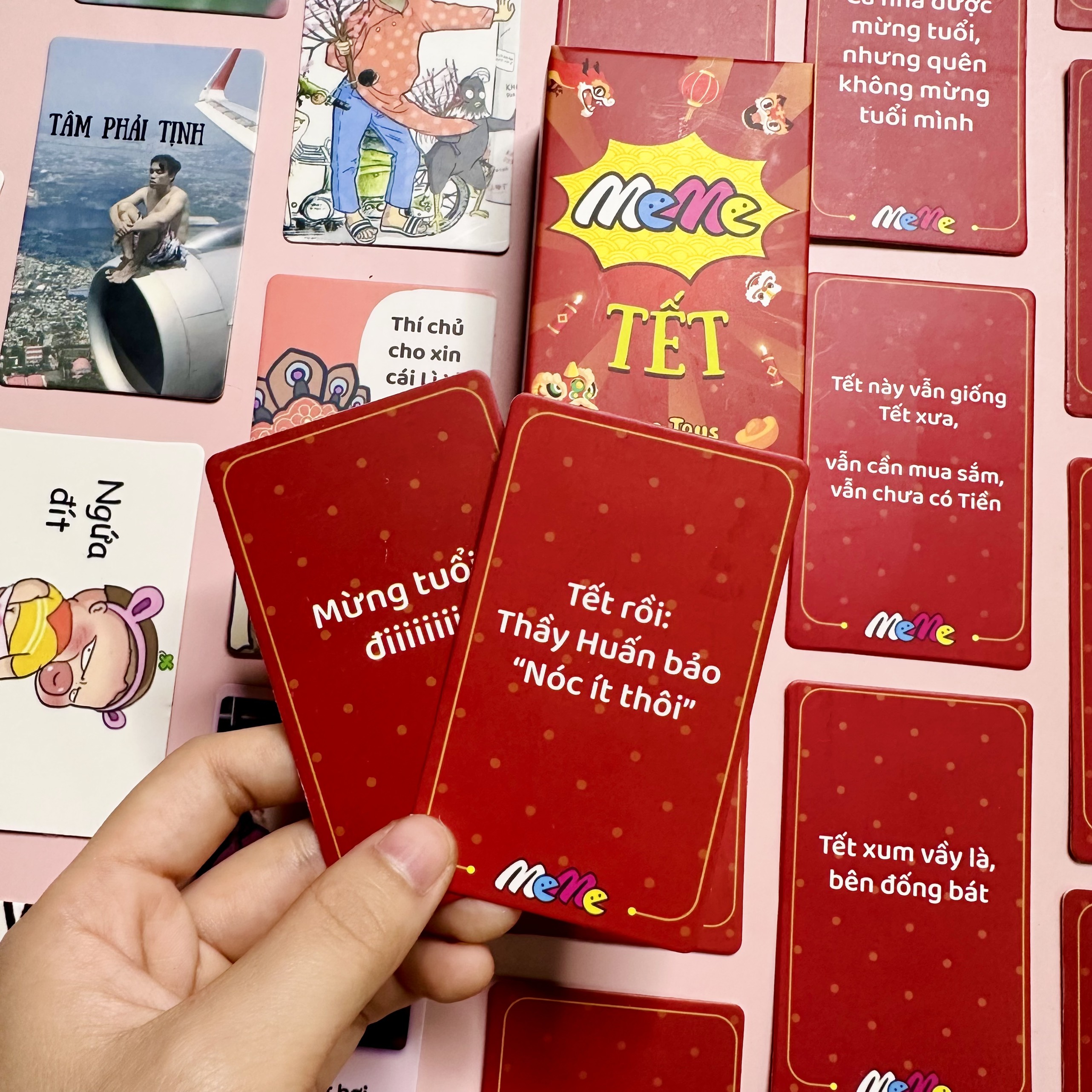 [TRỢ GIÁ 20K] Bộ bài Meme boardgame mêm học đường hài hước chơi tết ...