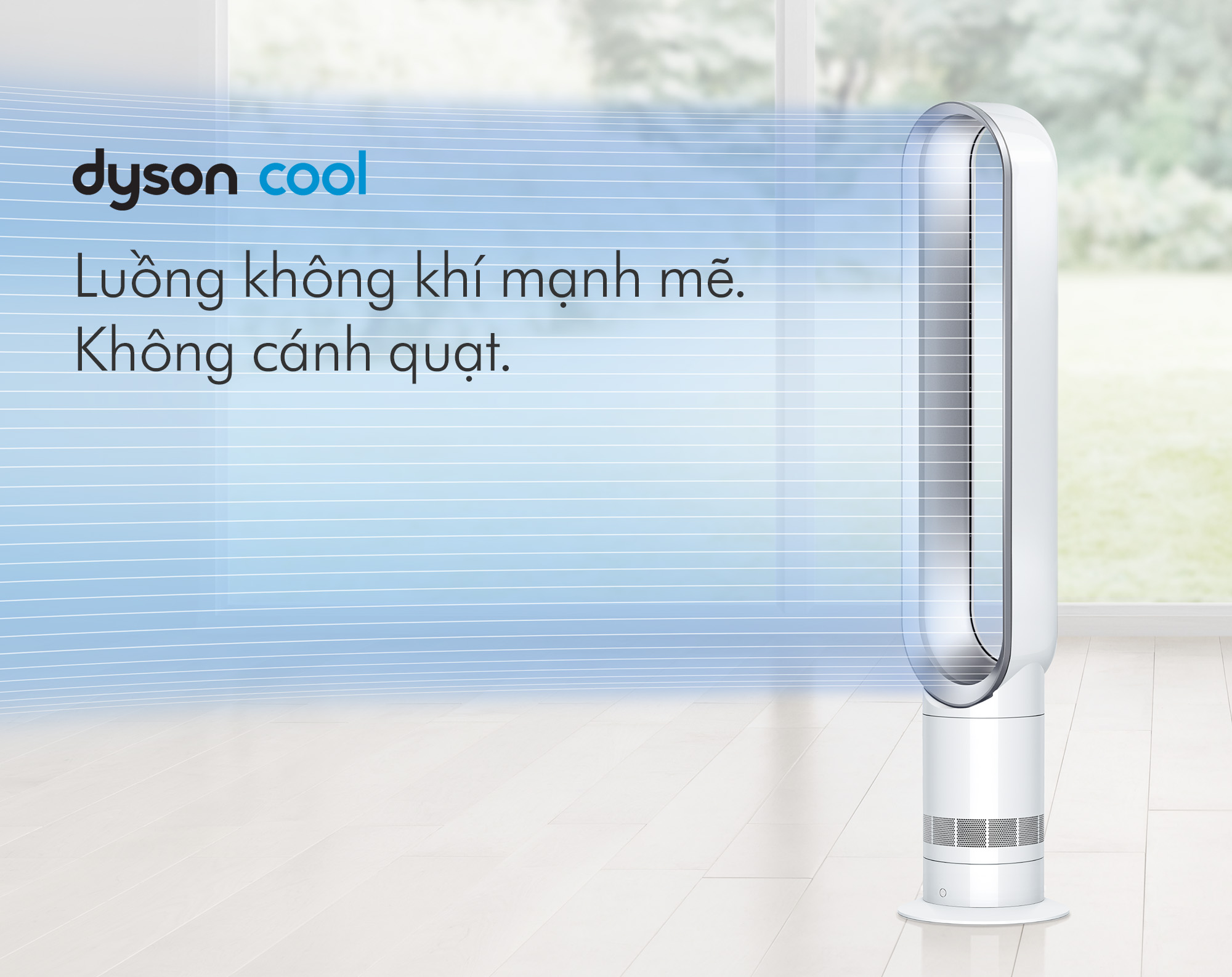 Mô tả Quạt không cánh Dyson Cool™ AM07 (Trắng Bạc) - 1