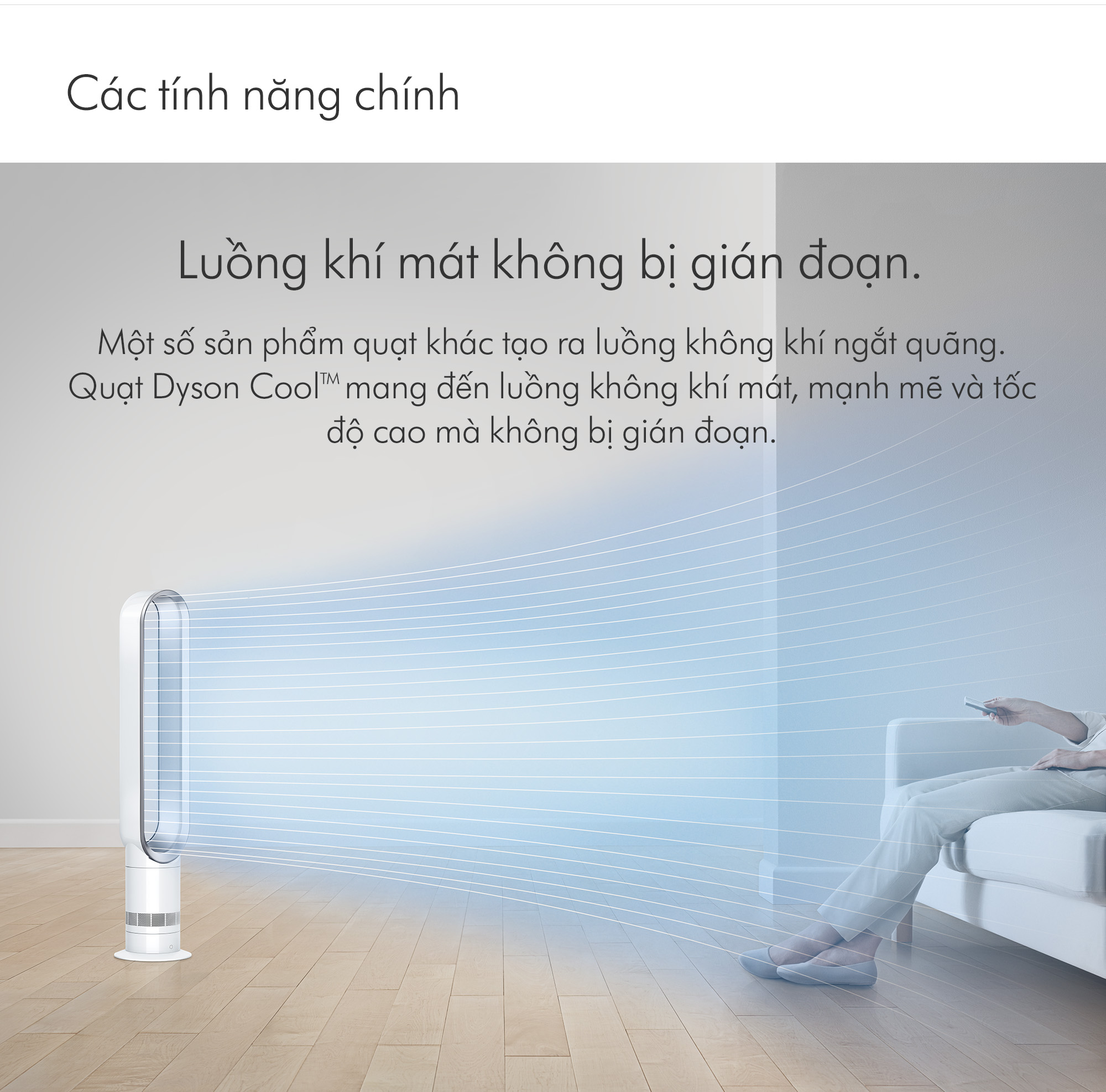 Mô tả Quạt không cánh Dyson Cool™ AM07 (Trắng Bạc) - 7