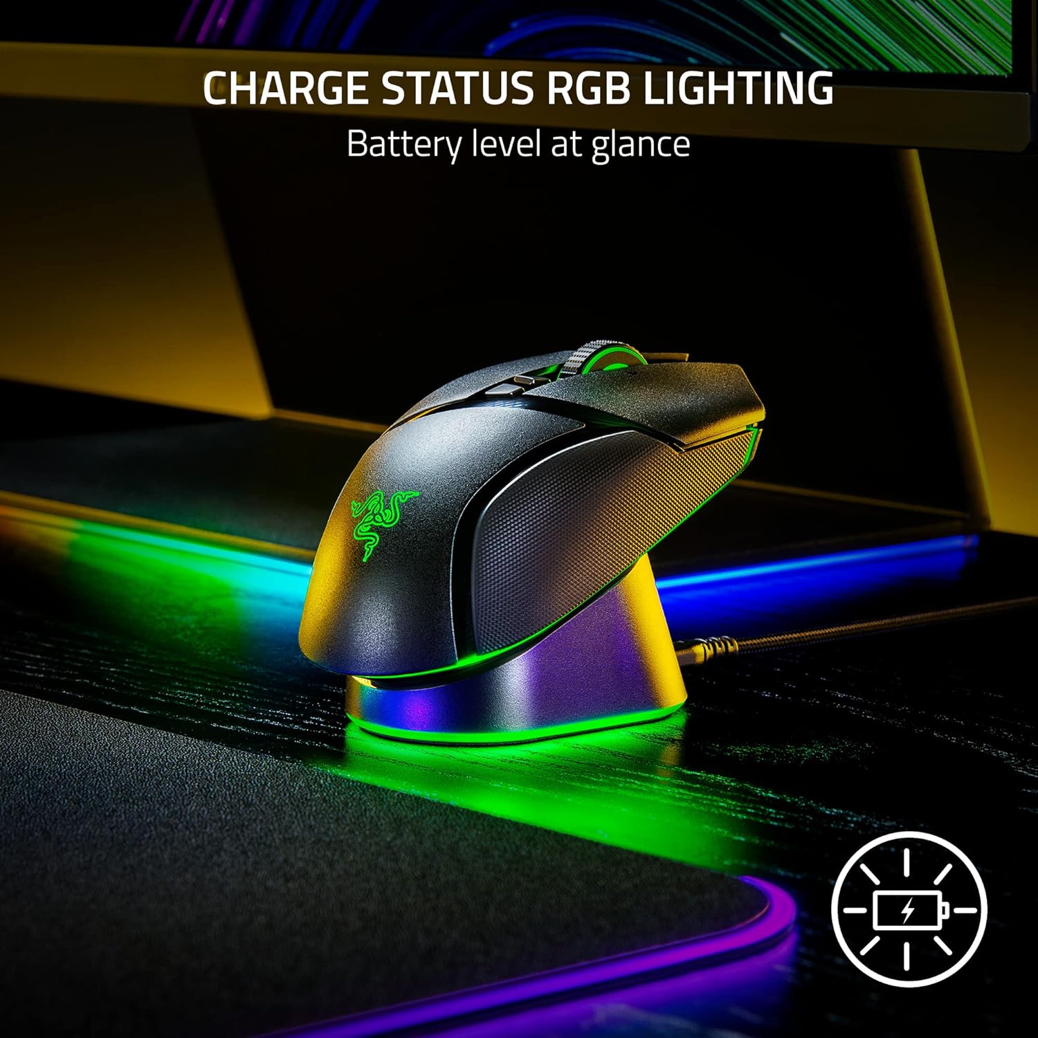 Đế Sạc Chuột Razer Mouse Dock Pro | Cáp Type-C | Không Dây Từ Tính ...