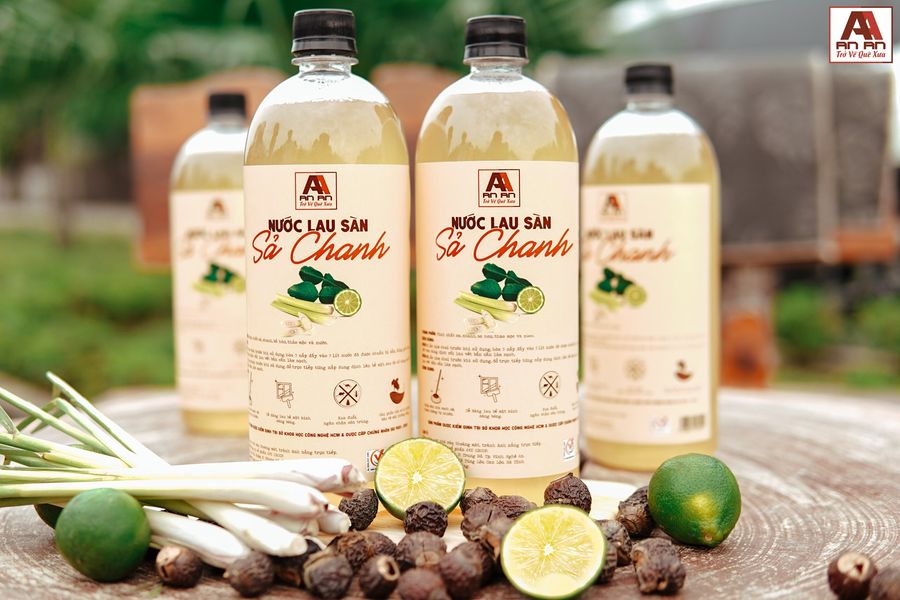 Mô tả Nước Lau Sàn Nhà Hữu Cơ An An 1l Hương Sả Chanh Bồ Hòn, Quế giúp Khử Mùi Lưu Hương Đuổi Muỗi Côn Trùng 100ml 1000ml - 2