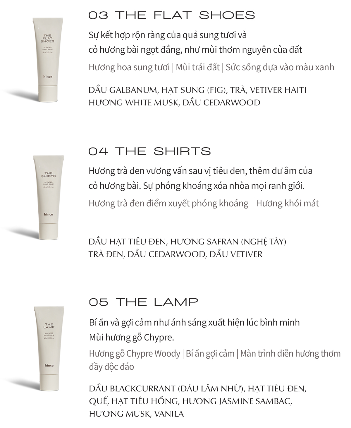 Mô tả Kem dưỡng da tay hince Scented Hand Balm - 2