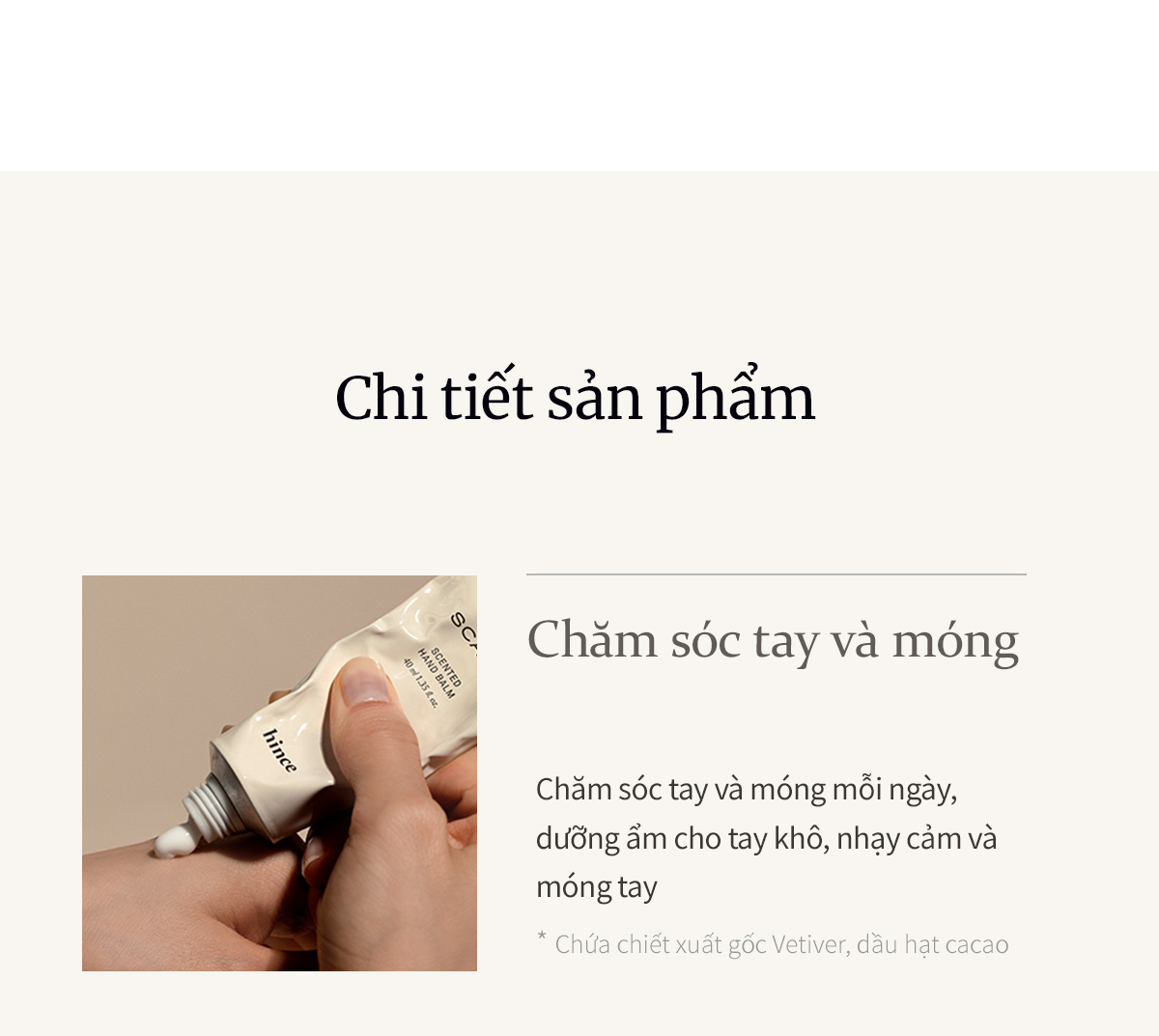 Mô tả Kem dưỡng da tay hince Scented Hand Balm - 3