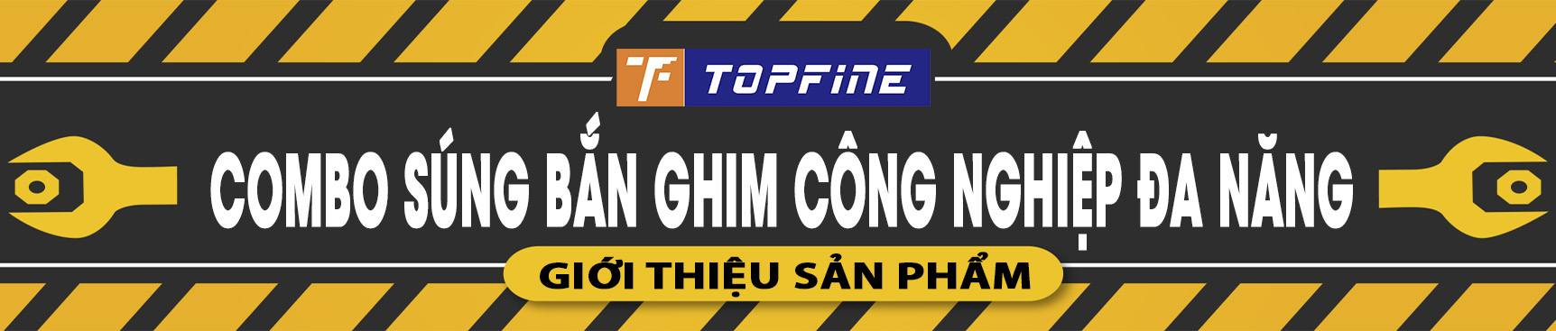 Máy bấm ghim công nghiệp cầm tay 3 trong 1 TOPFINE, súng bắn ghim cầm ...