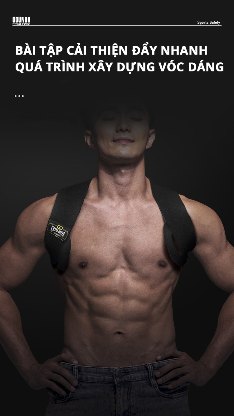 Mô tả Đai Chống Gù Lưng Thể Thao Bảo Hành 12 Tháng Hỗ Trợ Tập Ngực Chống Gù Chữ X Giữ Form Khi Tập Cleacco DCGL Boro Sport - 5
