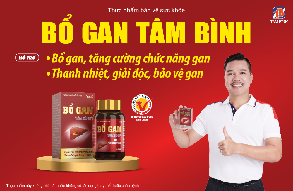 Mô tả Bổ gan Tâm Bình - Hỗ trợ giải độc, giảm mề đay, mẩn ngứa, mụn nhọt, tăng cường chức năng gan - 1