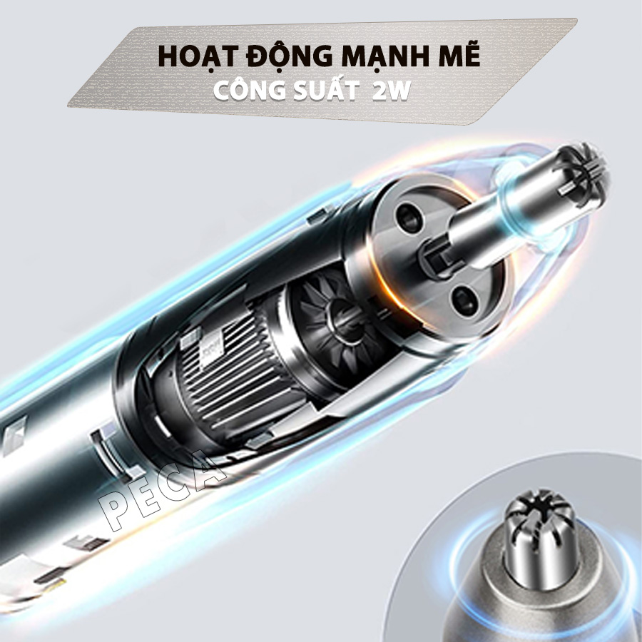 Mô tả Máy tỉa lông mũi đa năng 3in1 Kemei KM-315 dùng sạc USB chuyên dụng tỉa lông mũi, tỉa râu, cạo lông - Hàng chính hãng - 11