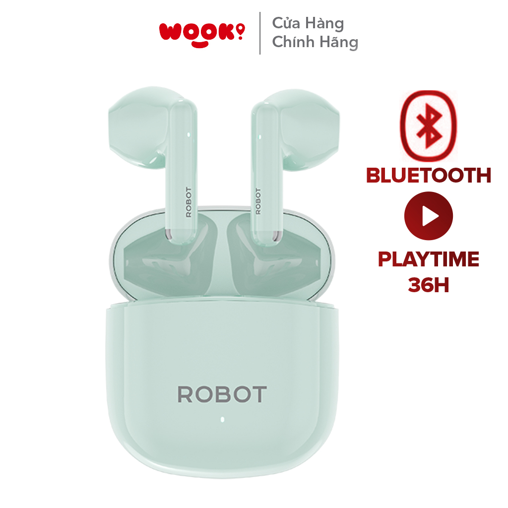 Mô tả Tai Nghe Bluetooth 5.3 Robot Airbuds T60 White Semi In Ear Playtime 36H Chống Nước IPX4 - Hàng Chính Hãng - 8