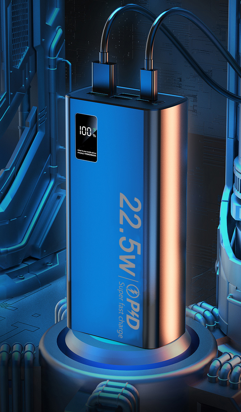 dosen Sạc dự phòng power bank pd22.5w 10000mah 30000mah 50000mah pin dự phòng màn hình led tích hợp tích hợp – ảnh mô tả chi tiết 1