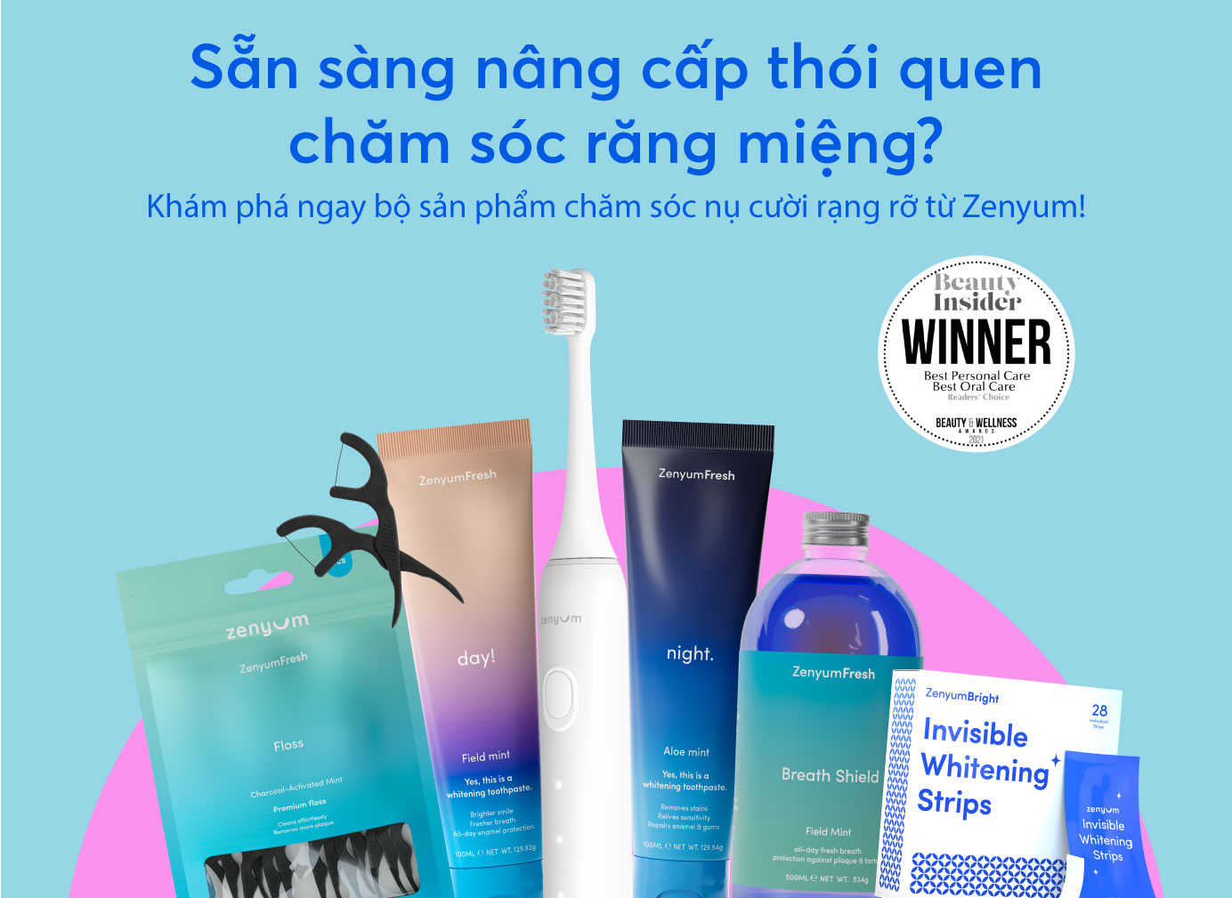 Mô tả Bộ 2 Kem Đánh Răng Zenyum Fresh Ngày Và Đêm [Kem đêm HSD 9/2025] - 4