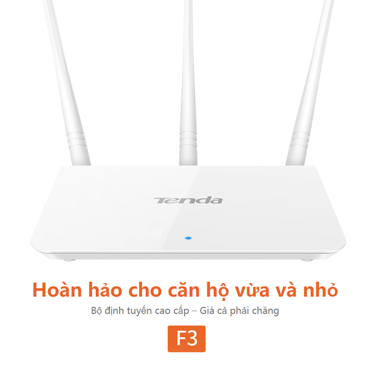 Thiết kế Tenda F3