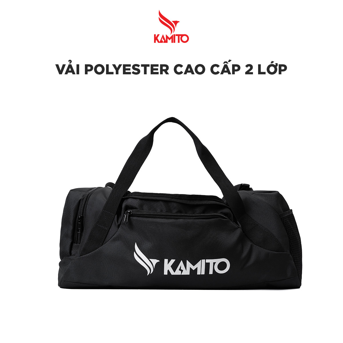 Mô tả Túi thể thao đa năng Kamito, polyester cao cấp, sức chứa lớn, dày dặn, bền bỉ - 1